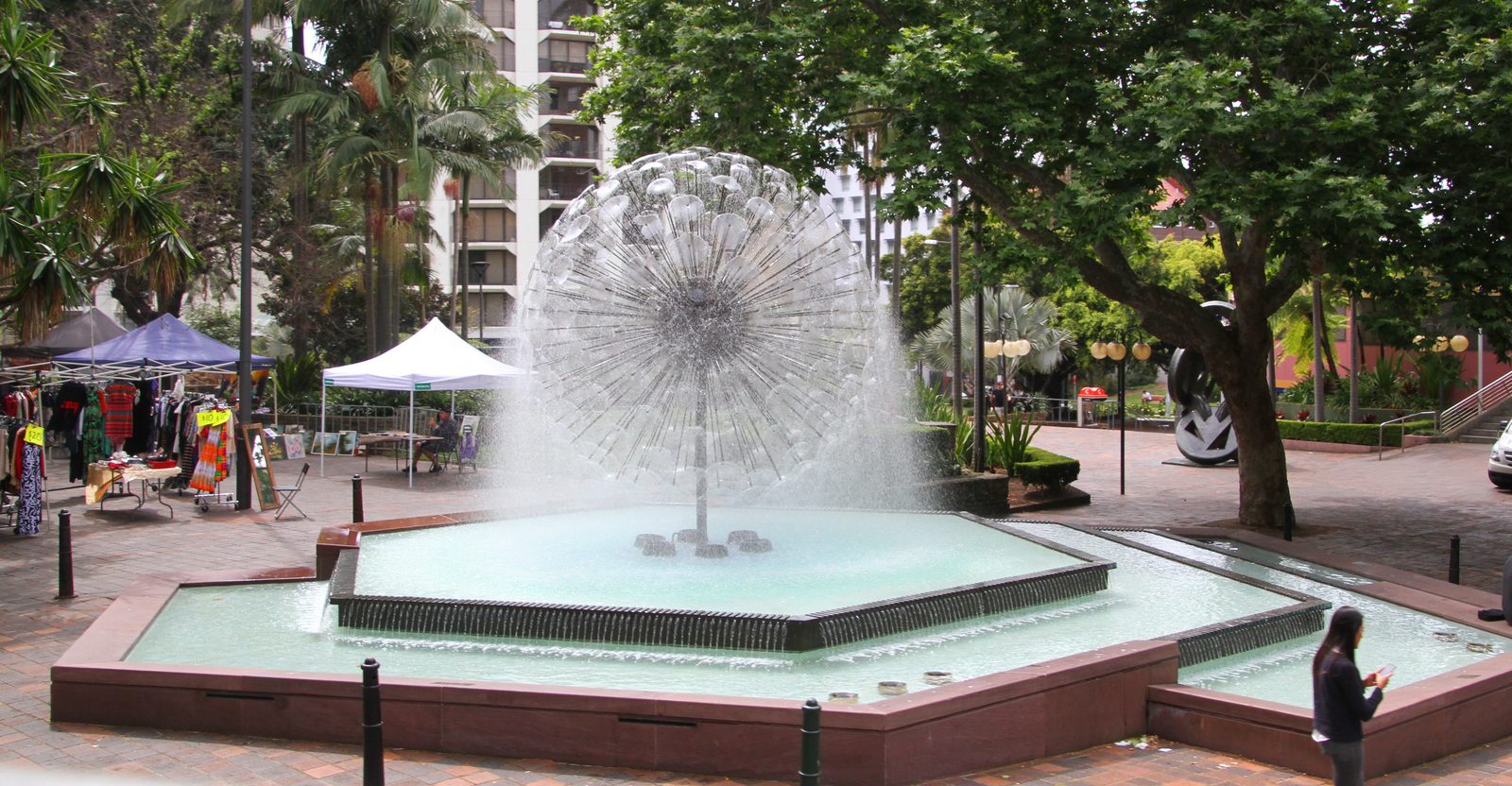 El Alamein Fountain in Fitzroy Gardens